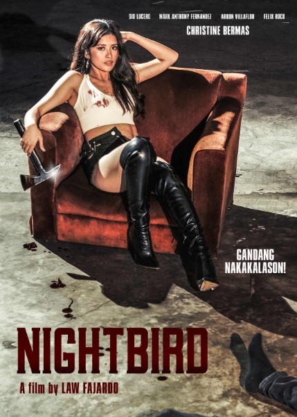 >Nightbird (2023) หนังอิโรติก XXX ข่มขืนสาวฟิลิปปินส์ขี้เมา Christine Bermas