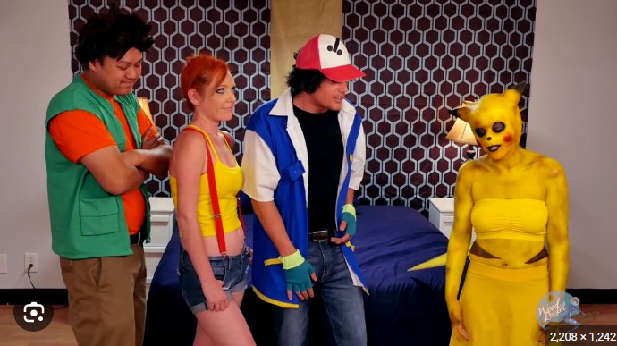 >Misty and Pikachu take on Ashs Pokeballs ซาโตชิเย็ดหี มิสตี้แอนด์ปิกาจู