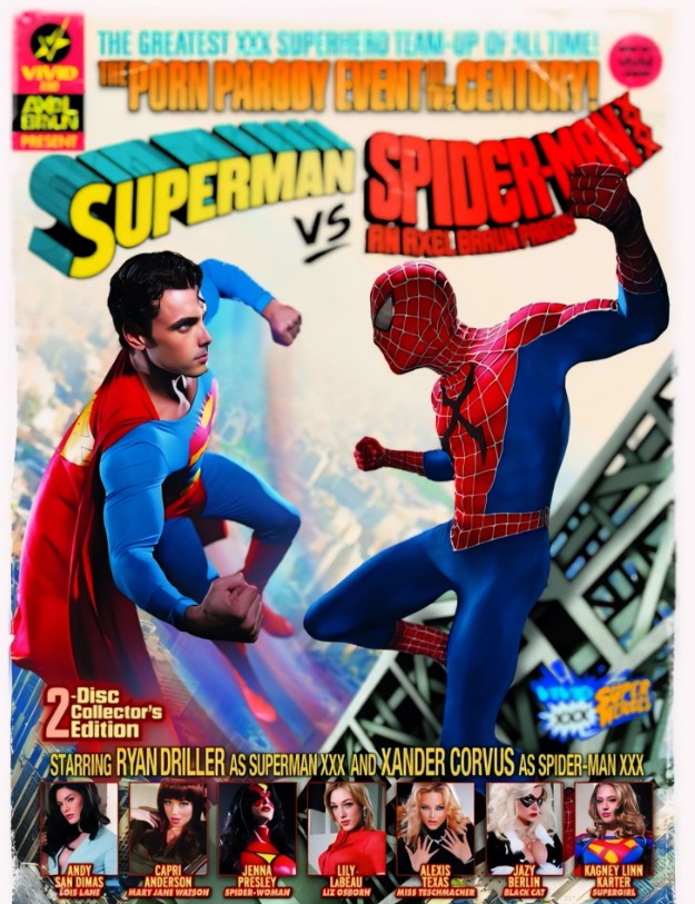 >สุดยอดหนังรวมจักรวาล นํ้าท่วมมัลติเวิร์ส Superman Vs Spider-Man porn movie