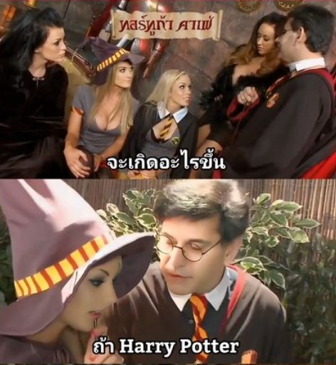 >แฮร์รี่ พอตเตอร์เจ้าชายผสมพันธุ์ Harry Potter xxx parody