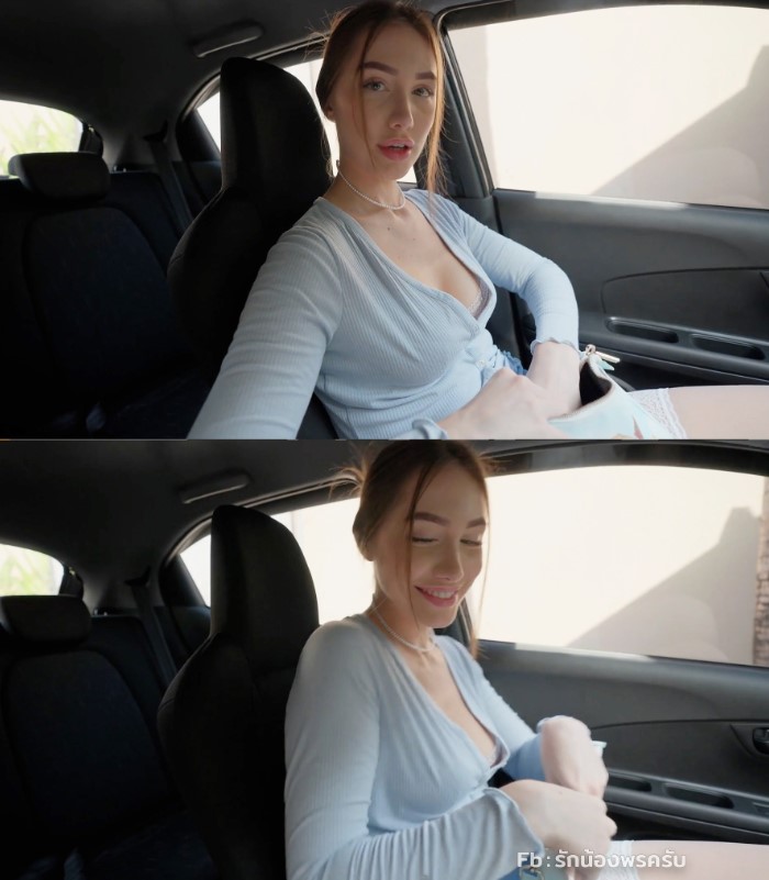 >หนังโป้ต่างชาติ IN THE CAR with a STUDENT Emilia Bunny