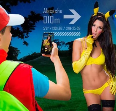 >Pokemon GO xxx parody foursome with three high level babes ล่าโปเกมอนสาว